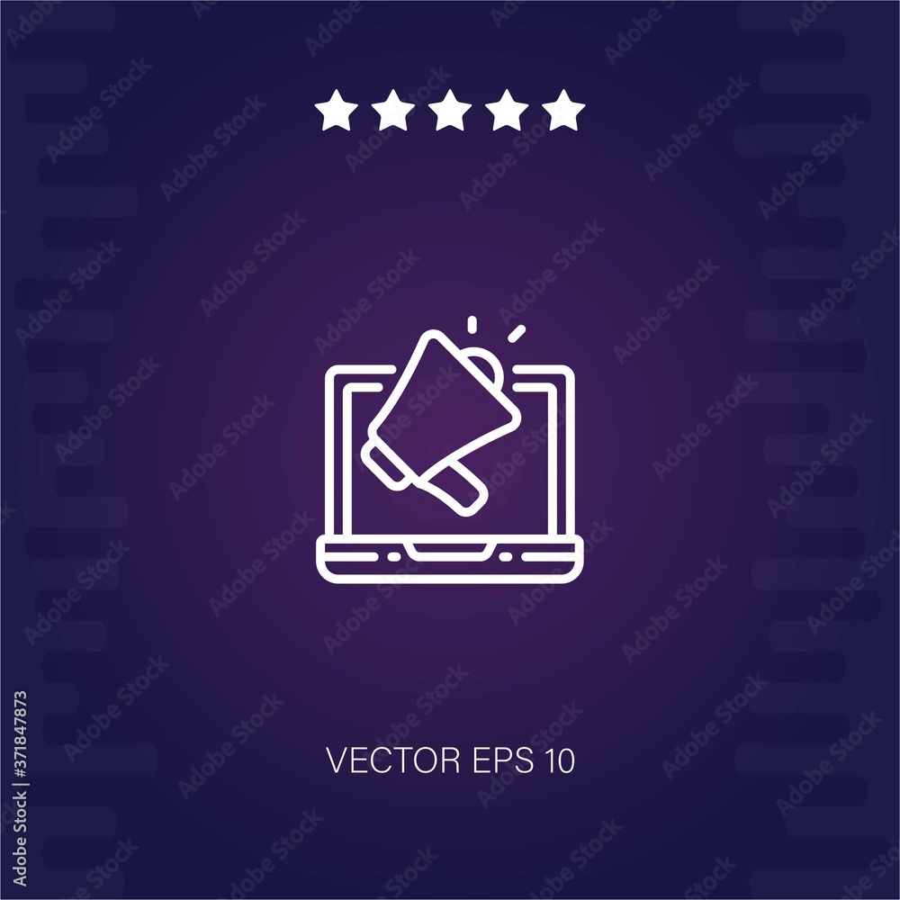 marketing vector icon modern illustration marketing vector icon modern illustration