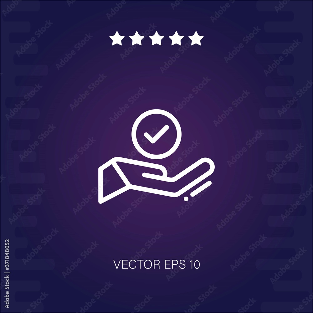 success vector icon modern illustration success vector icon modern illustration