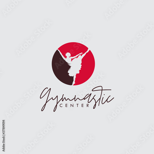 Artistic rhythmic gymnastic center logo
