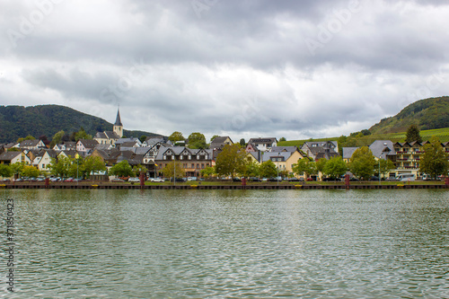 Ellenz-Poltersdorf at Moselle river, Germany photo