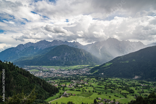 Wallpaper Mural View of Lienz Town in Eastern Tyrol Torontodigital.ca