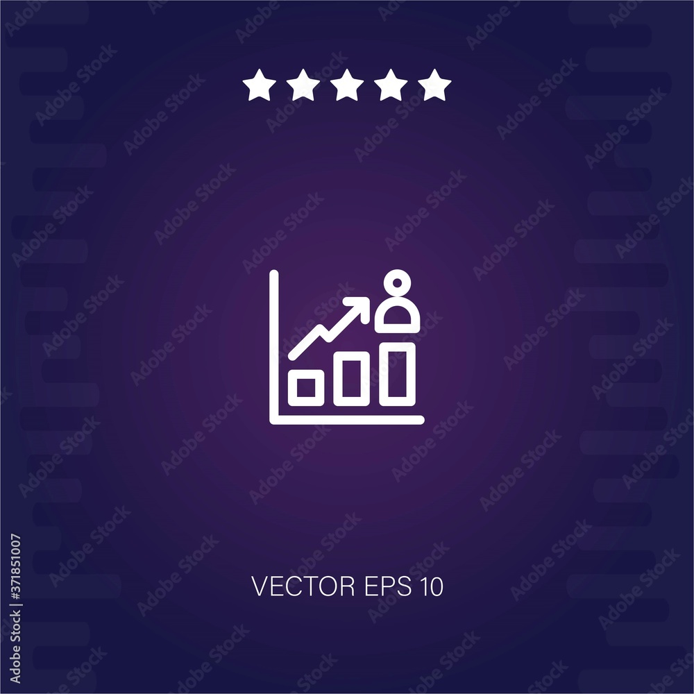 stats vector icon modern illustration stats vector icon modern illustration