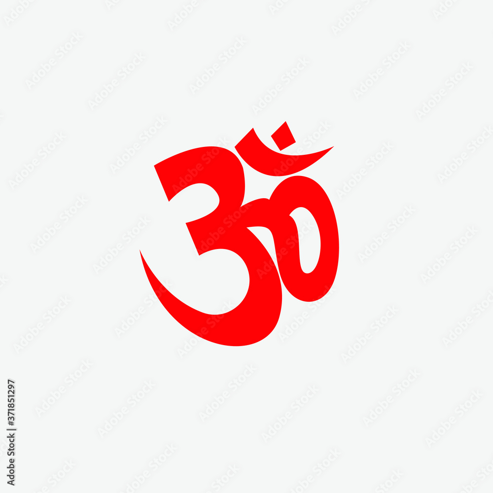 Simple om red graphic illustration trendy design, om vector graphic trendy red design. Simple om red graphic illustration trendy design, om vector graphic trendy red design.