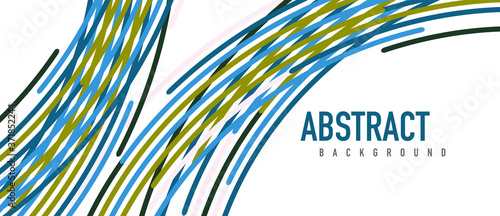 Аbstract moving colorful lines vector backgrounds for cover, placard, poster, banner or flyer