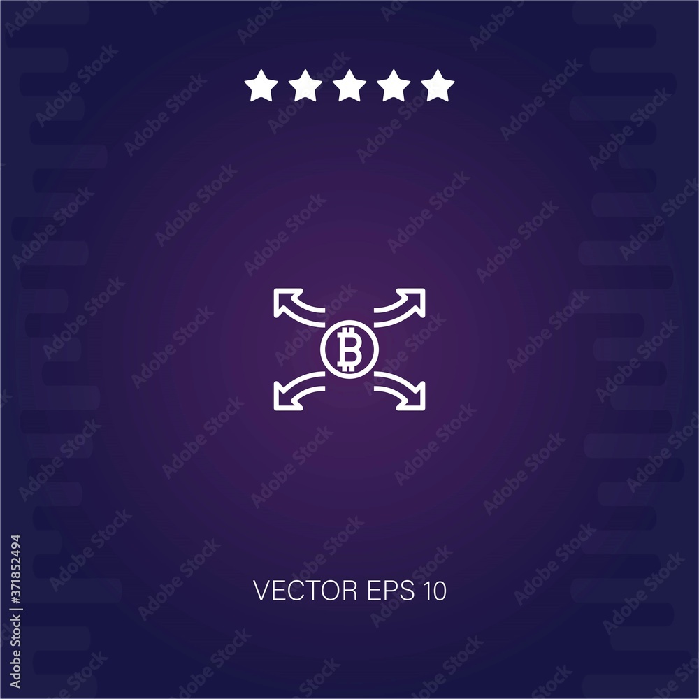 decentralized vector icon modern illustration decentralized vector icon modern illustration