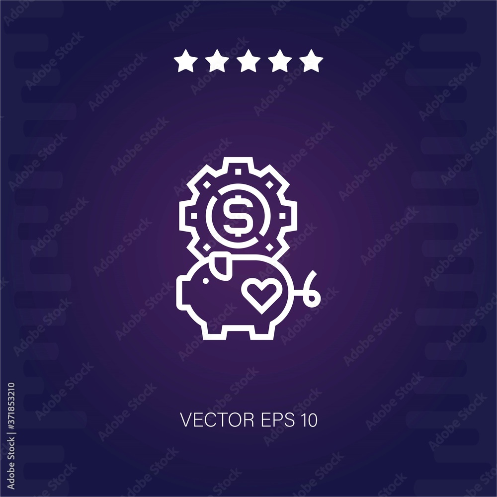 donation vector icon modern illustration donation vector icon modern illustration