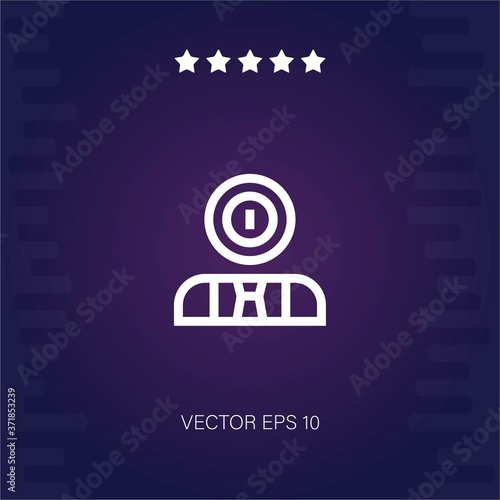 entrepreneur vector icon modern illustration