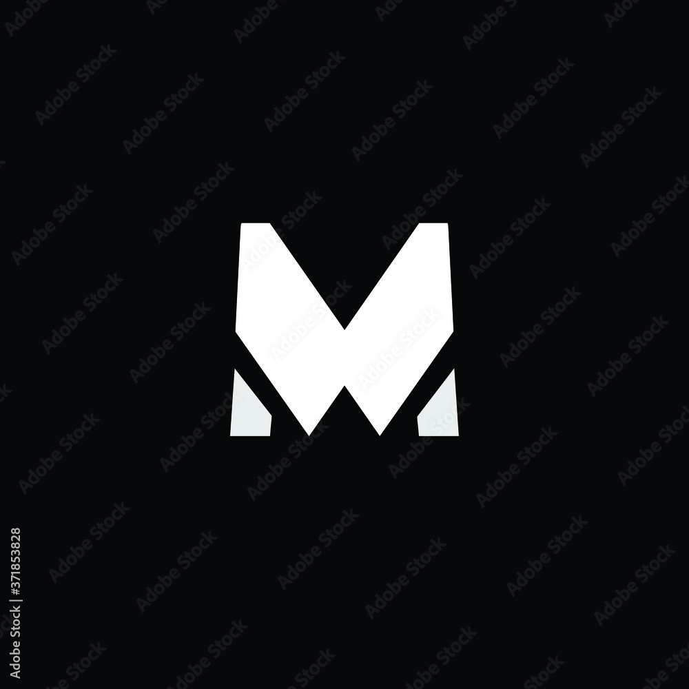 Creative Professional Trendy and Minimal Letter MW WM Logo Design in Black and White Color, Initial Based Alphabet Icon Logo in Editable Vector Format Creative Professional Trendy and Minimal Letter MW WM Logo Design in Black and White Color, Initial Based Alphabet Icon Logo in Editable Vector Format