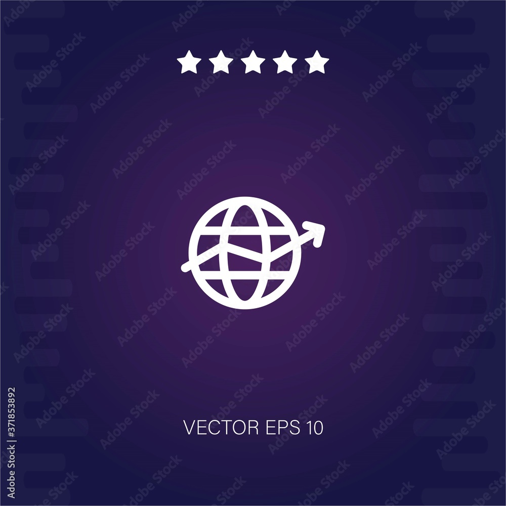 economy vector icon modern illustration economy vector icon modern illustration