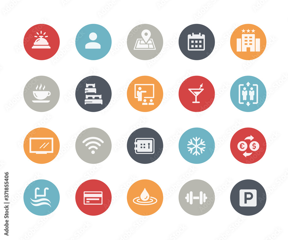 Hotel & Rentals Icons 1 of 2 // Classics Series Hotel & Rentals Icons 1 of 2 // Classics Series