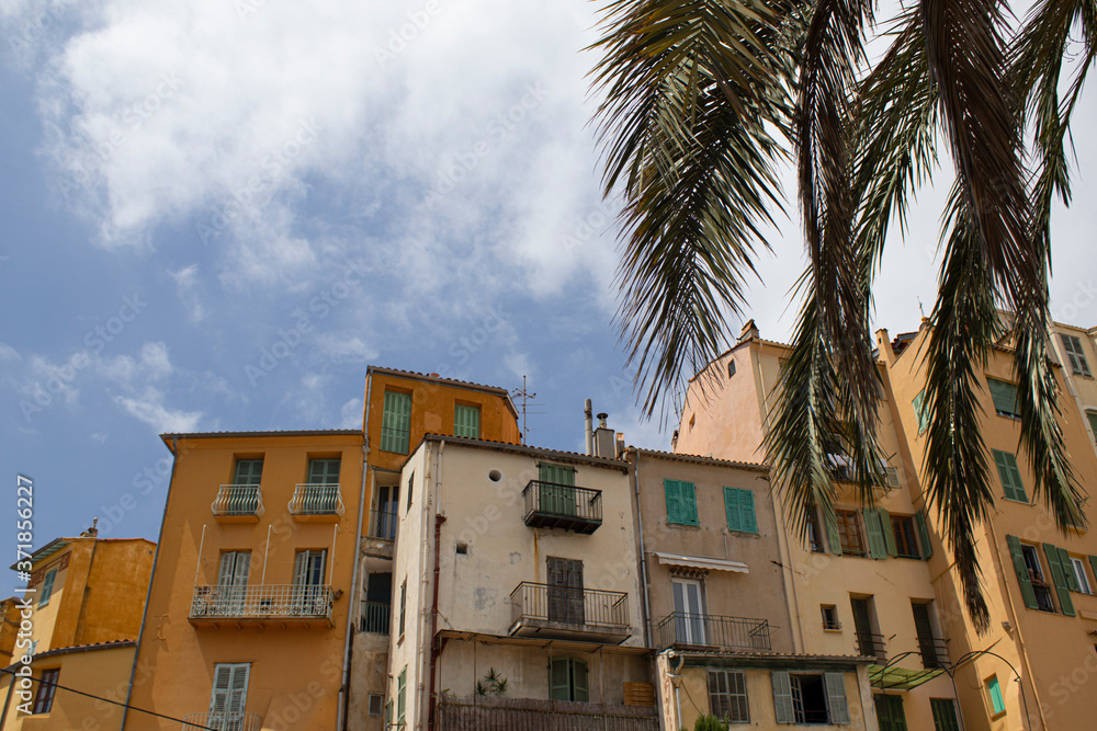 Fototapeta premium Colorful houses in Menton France