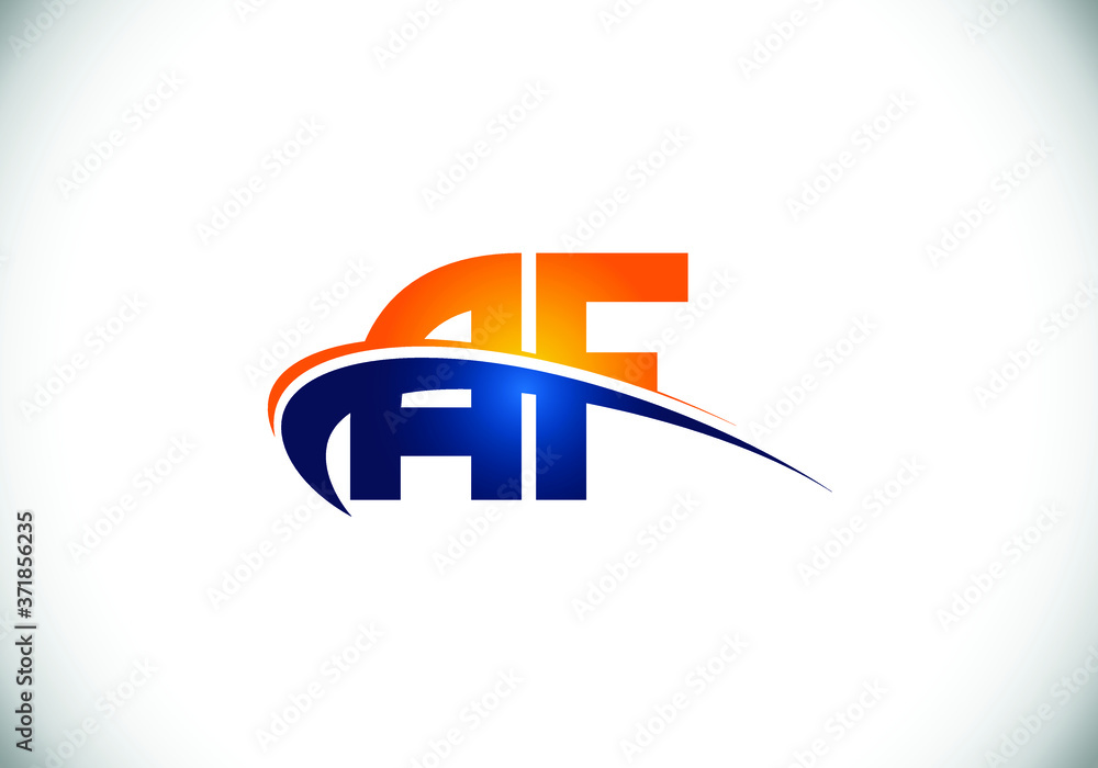 Initial Monogram Letter A F Logo Design Vector Template. Graphic Alphabet Symbol for Corporate Business Identity Initial Monogram Letter A F Logo Design Vector Template. Graphic Alphabet Symbol for Corporate Business Identity
