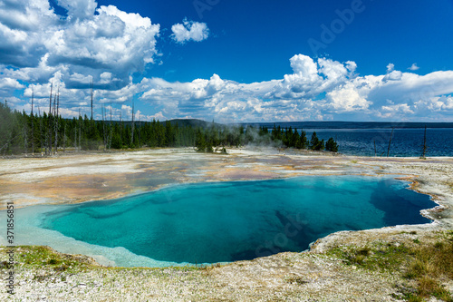 Geothermal Pool Yellowstone National Park