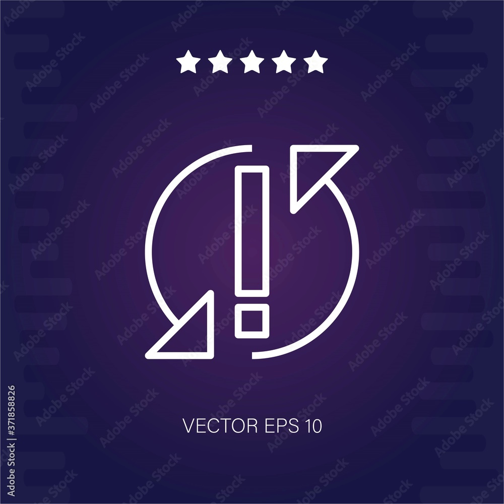 arrows vector icon modern illustration arrows vector icon modern illustration