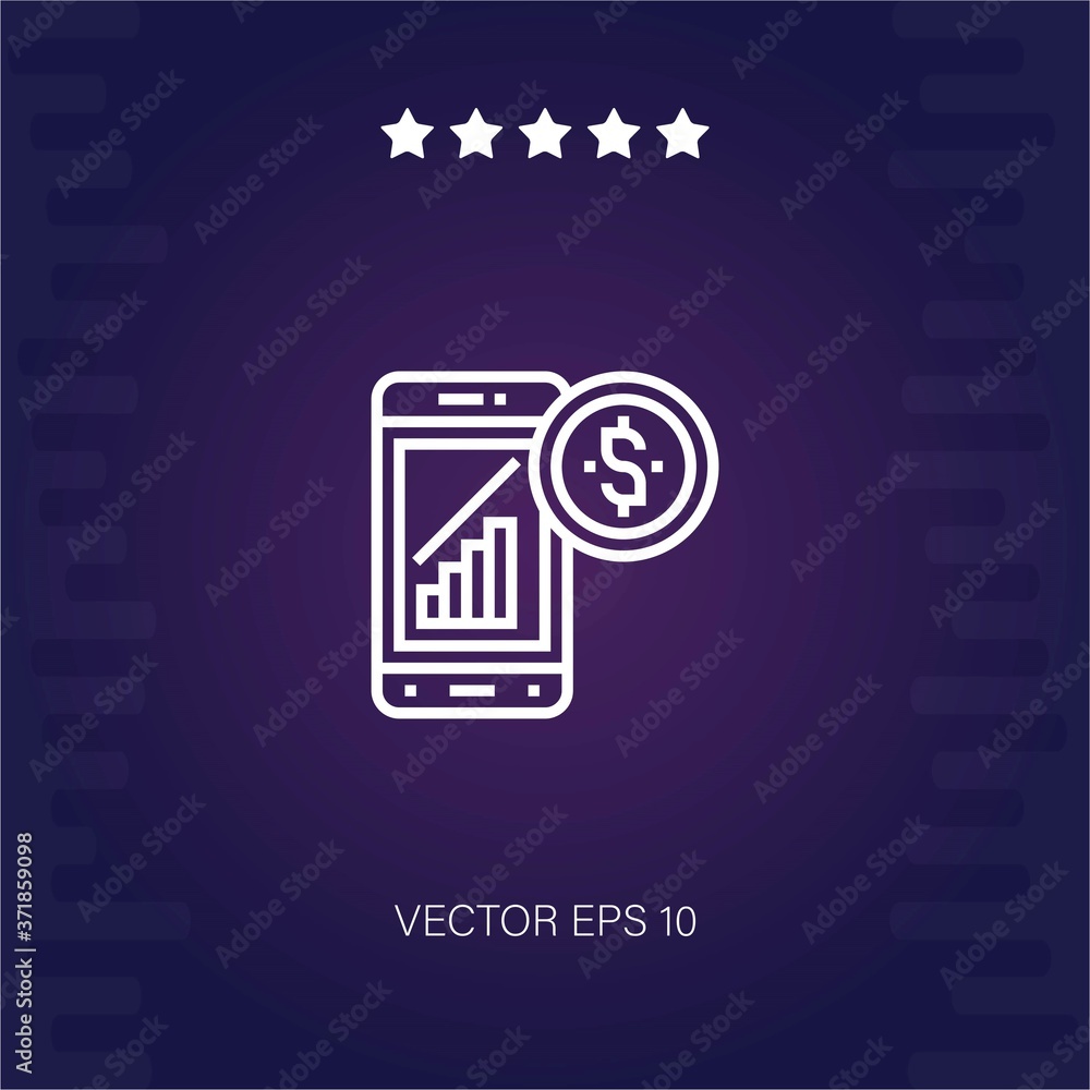 finance vector icon modern illustration finance vector icon modern illustration