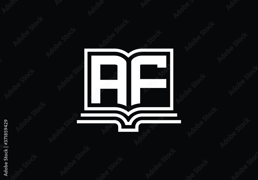 Initial Monogram Letter A F Logo Design Vector Template. Graphic Alphabet Symbol for Corporate Business Identity Initial Monogram Letter A F Logo Design Vector Template. Graphic Alphabet Symbol for Corporate Business Identity