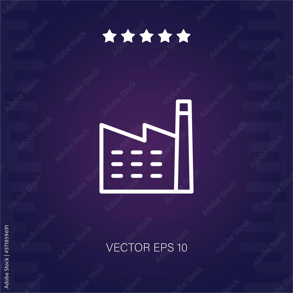 chimney vector icon modern illustration chimney vector icon modern illustration