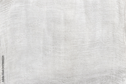 abstract background of white cheesecloth close up photo