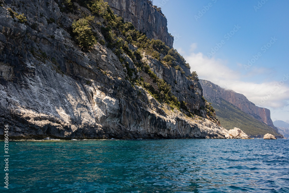 View of Coast and the Tyrrhenian Sea at Gennargentu National Park, Sardinia, Italy 4