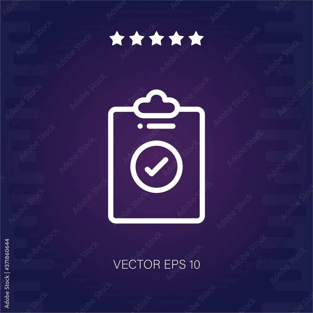 clipboard vector icon modern illustration clipboard vector icon modern illustration