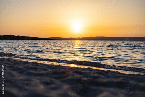 Sunset at Spiaggia La Salina, Sardinia, Italy 1