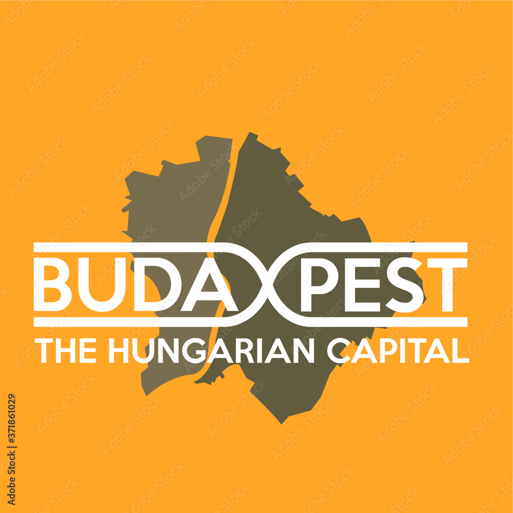 Budapest Map Vector Image