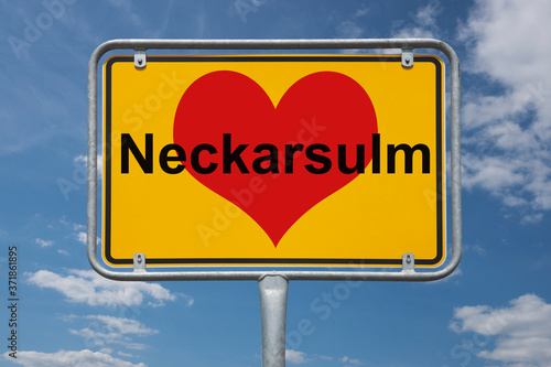 Ortstafel Neckarsulm