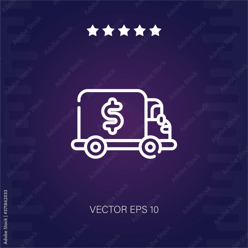 truck vector icon modern illustration truck vector icon modern illustration