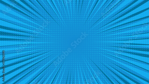 Colorful comic book background in pop art style