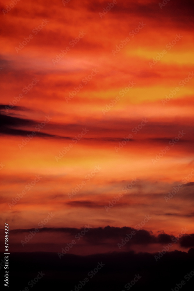 Fototapeta premium Twilight sky and cloud at sunset