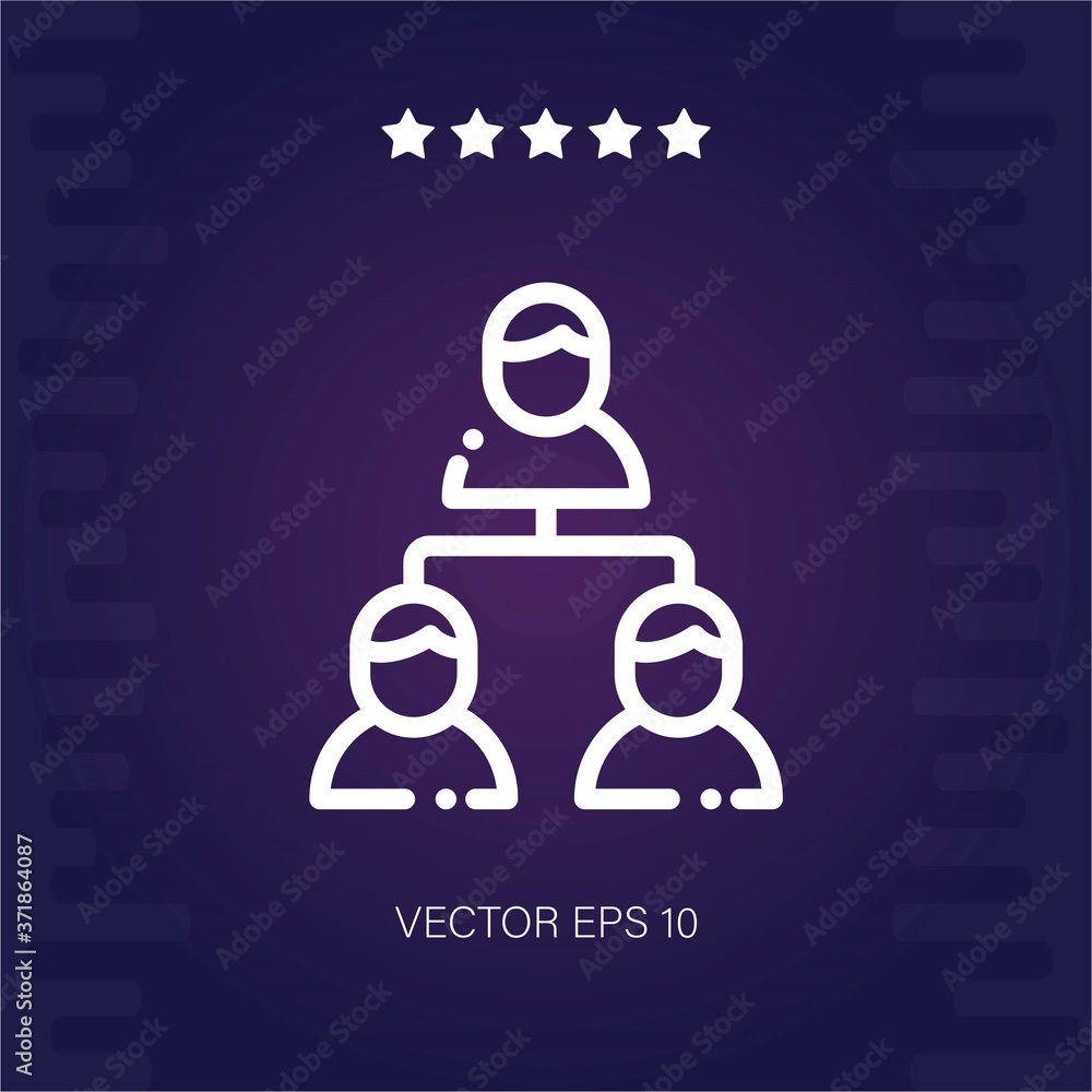 hierarchy vector icon modern illustration hierarchy vector icon modern illustration