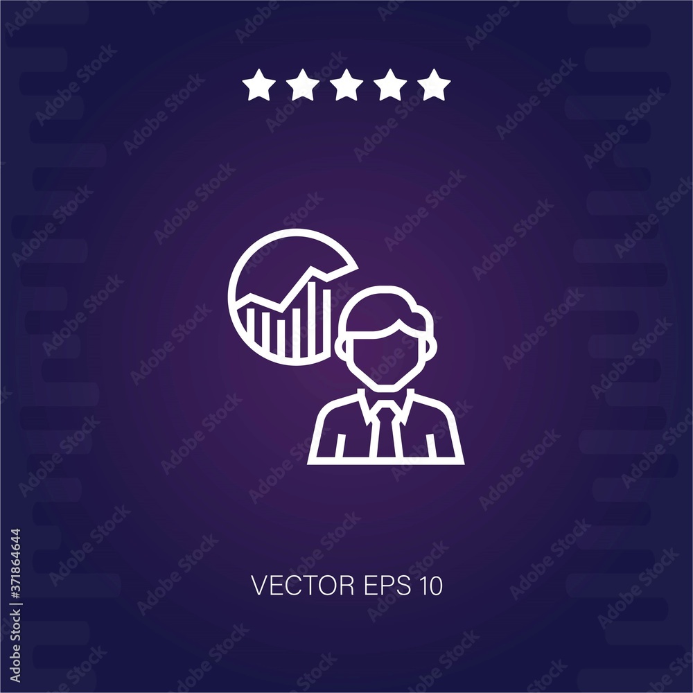 analytics vector icon modern illustration analytics vector icon modern illustration
