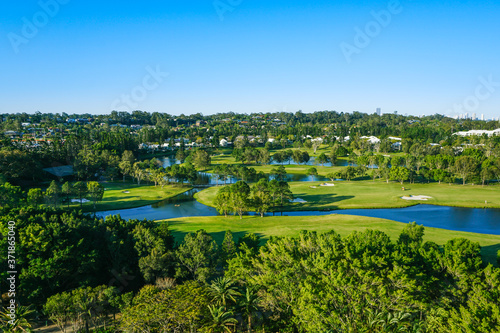 Golf Course landscape view