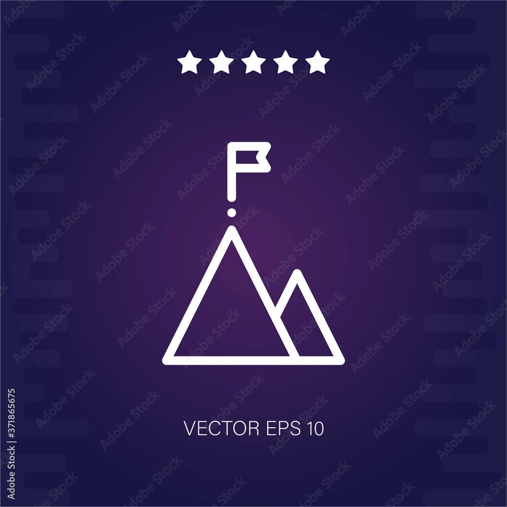 goal vector icon modern illustration goal vector icon modern illustration