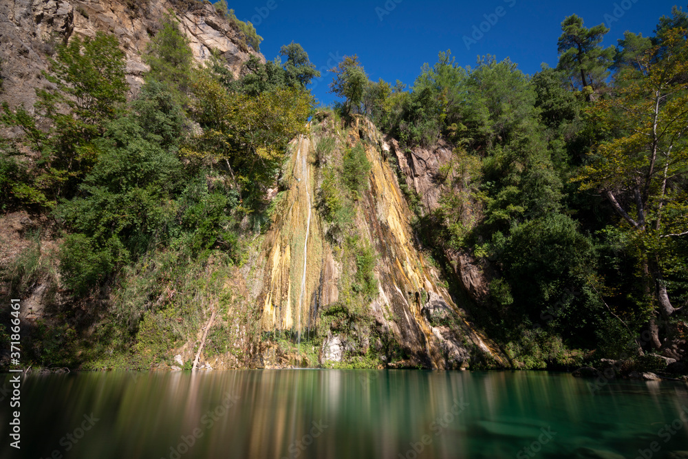 Serik Antalya Ucansu waterfall in Turkey Serik Antalya Ucansu waterfall in Turkey