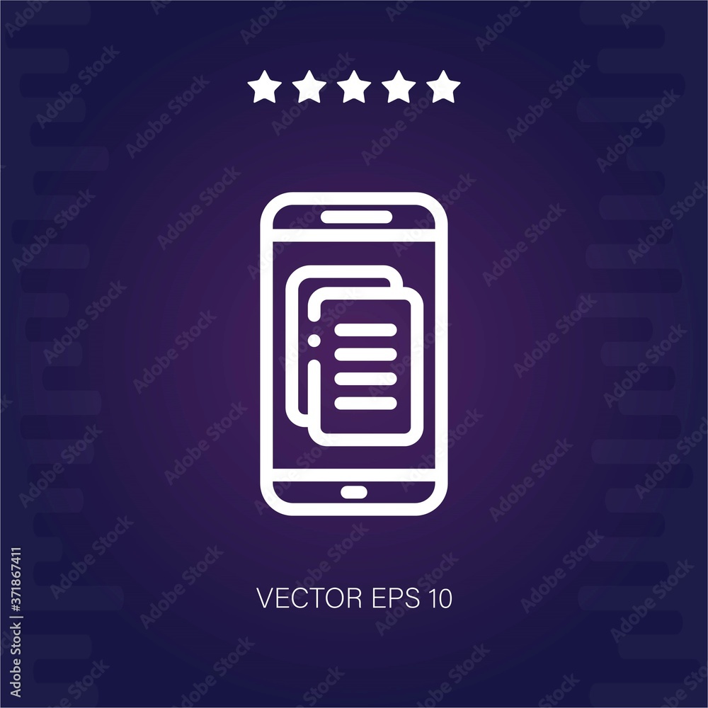 phone vector icon modern illustration phone vector icon modern illustration