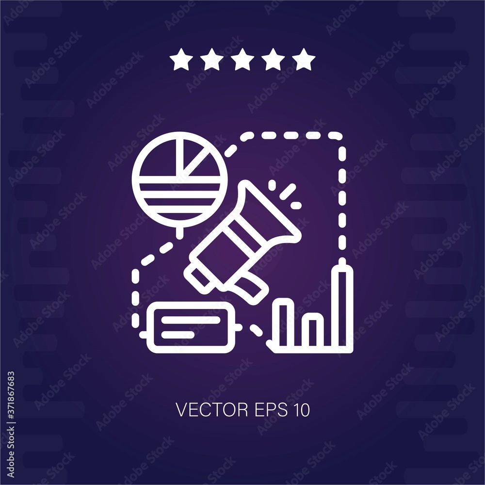 analytics vector icon modern illustration analytics vector icon modern illustration