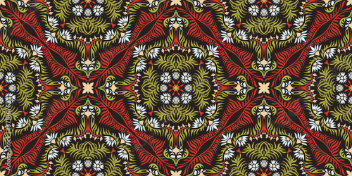 Bandana print. Women's shawl with floral pattern. Mediterranean wallpaper. Portuguese tile azulejo. Turkish ornament. Spanish porcelain. Ceramic dishes. 