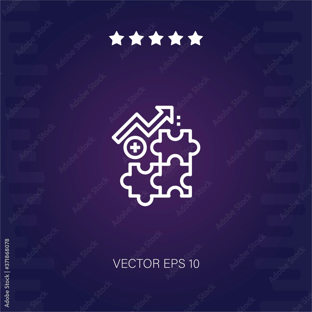 strategy vector icon modern illustration strategy vector icon modern illustration