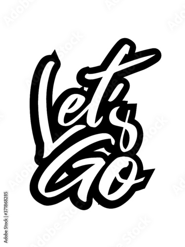 Logo Let's Go Text Bewegung Ausdauer Training 