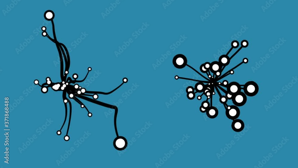 Floral decorative pattern animation 10, use the included luma matte ...
