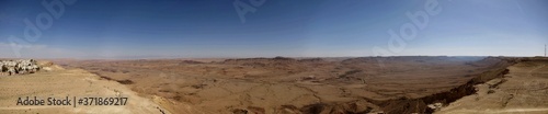 Panoramic image of Ramon Crater