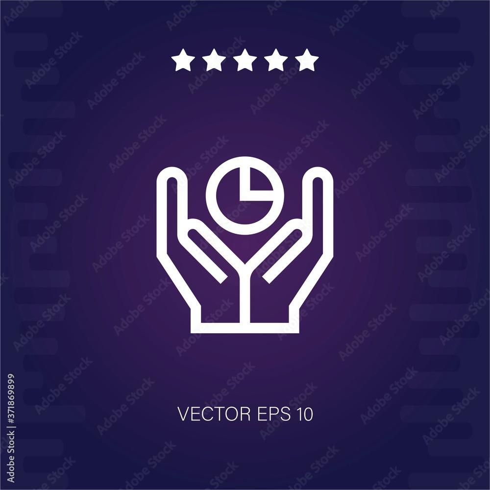 Obraz premium world vector icon modern illustration