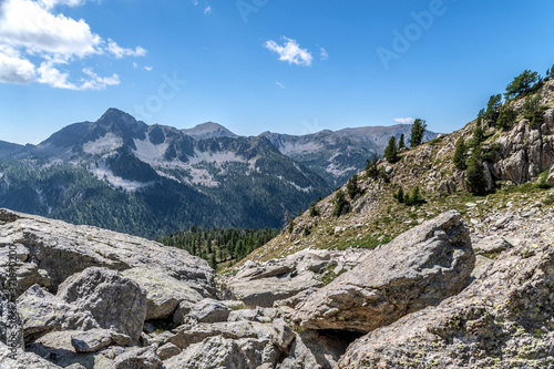 Paysage alpin dans le parc du Mercantour © Bernard