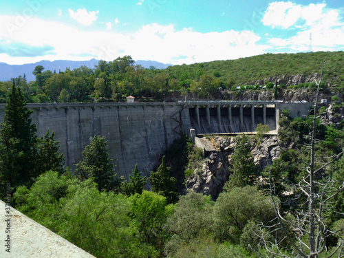 Big dam in the mountains