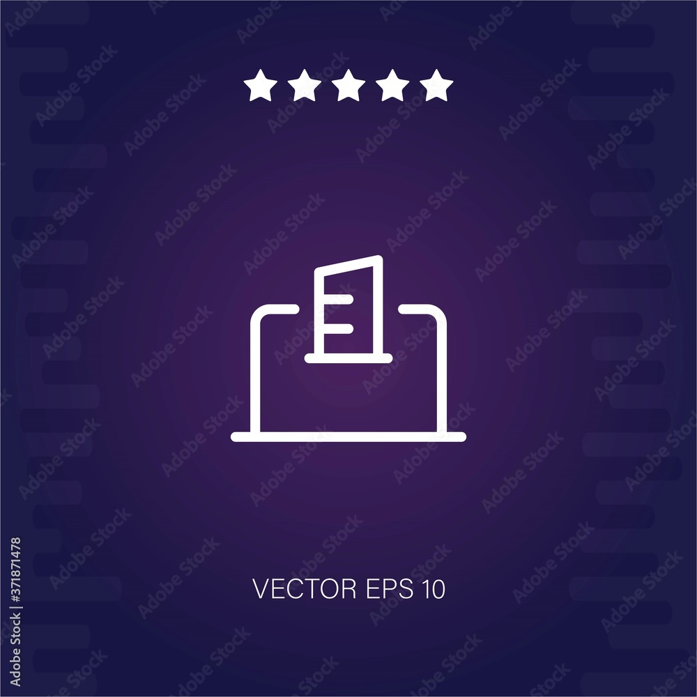 laptop vector icon modern illustration laptop vector icon modern illustration