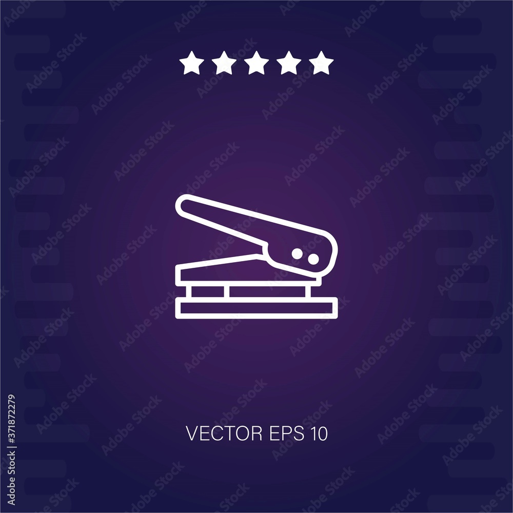puncher vector icon modern illustration puncher vector icon modern illustration