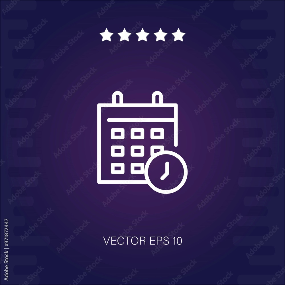 calendar vector icon modern illustration calendar vector icon modern illustration