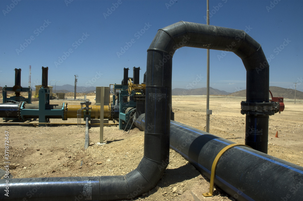 Instalaciones para la gran minería del cobre plantas de extracción de concentrado de cobre Minera Maria Ines De Andacollo Coquimbo Chile Sudamerica Instalaciones para la gran minería del cobre plantas de extracción de concentrado de cobre Minera Maria Ines De Andacollo Coquimbo Chile Sudamerica