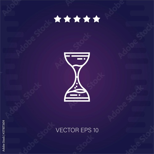 time out vector icon modern illustration